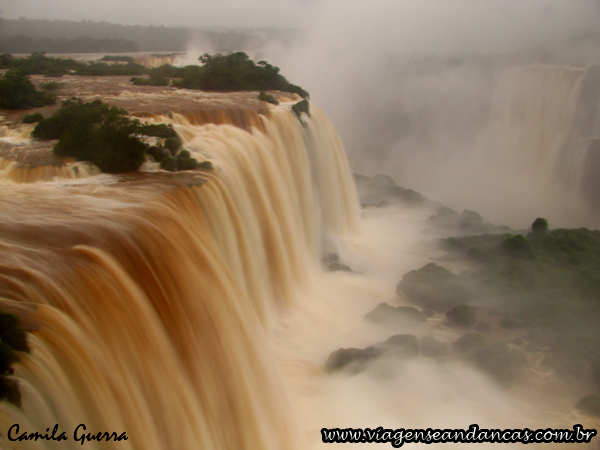 Queda principal das Cataratas, lado brasileiro