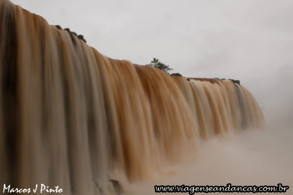 Salto Floriano. Queda principal das Cataratas brasileiras