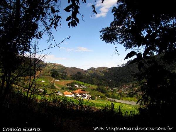 Vista da saída da trilha dos Pinheirinhos