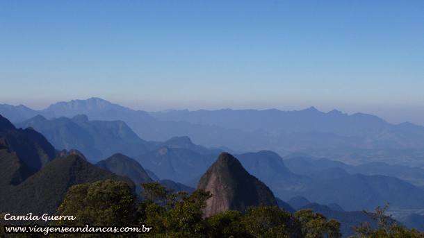 Chegando ao Ventania. Pico predominante é o Pico maior de Magé