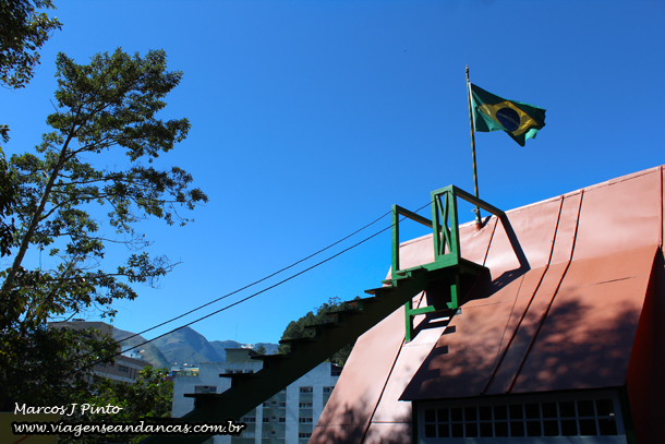 Observatório usado por Santos Dumont em sua casa