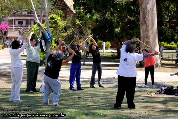 Aulas grátis de Tai Chi Chuan no parque aos domingos