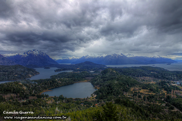 Parte da linda vista do Cerro Campanário, Bariloche