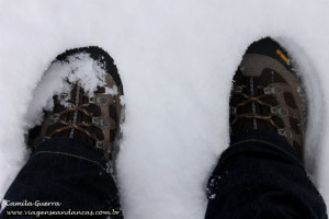 Neve molha os pés, esteja protegido!