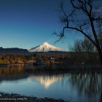 Vulcão e lago de mesmo nome que enfeitam Pucón.