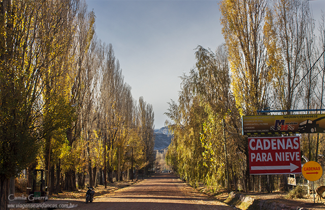 Simpática cidade de Uspallata, no trajeto para a Alta Montanha de Mendoza