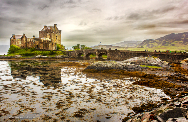 Castelo de Eilean Donan, pertinho da Ponte de Skye