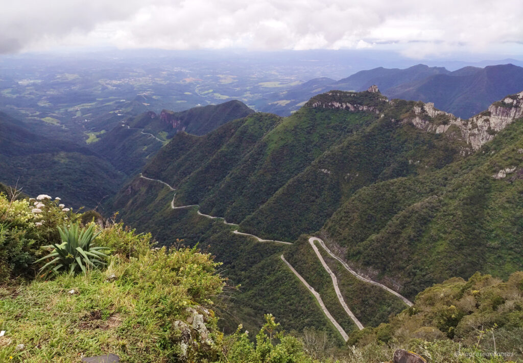 Mirante principal no topo da subida da Serra do Rio Do Rastro