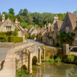 O delicioso vilarejo de Castle Combe.