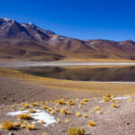 Laguna Miscanti, no altiplano do Deserto do Atacama, Chile